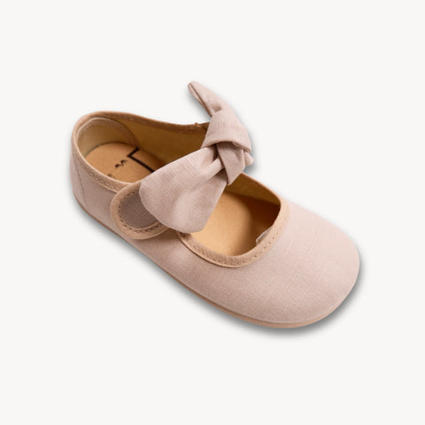 Merceditas respetuosas cierre cinta con lazo nudo linus X22/245/1 - Piedra