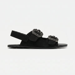 Sandalias Respetuosos Coqueflex 1569 Cow Suede Negro