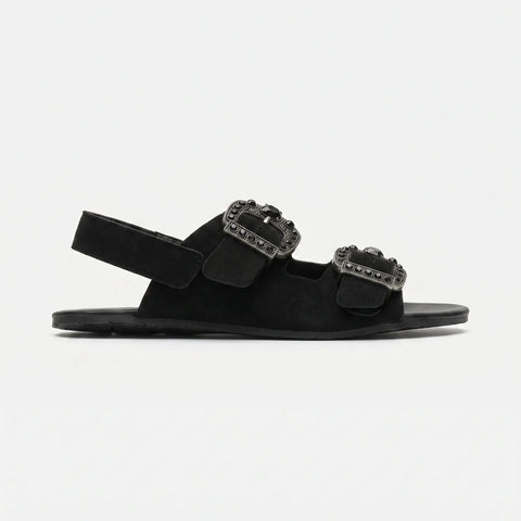 Sandalias Respetuosos Coqueflex 1569 Cow Suede Negro