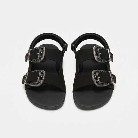 Sandalias Respetuosos Coqueflex 1569 Cow Suede Negro
