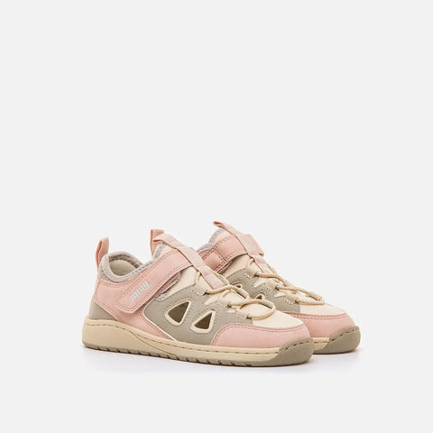 Sandalias Barefoot Mustang 49048 Buttter Nude / Lycra Ecru