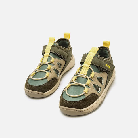 Sandalias Barefoot Mustang 49048 Plity Kahky / Lycra Kahky
