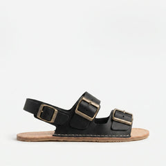 Sandalias Barefoot Terreta Bio Negro Respetuosas