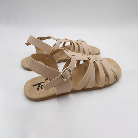 Sandalias Respetuosas Terreta Colomer Rosa Nude - Kukinos