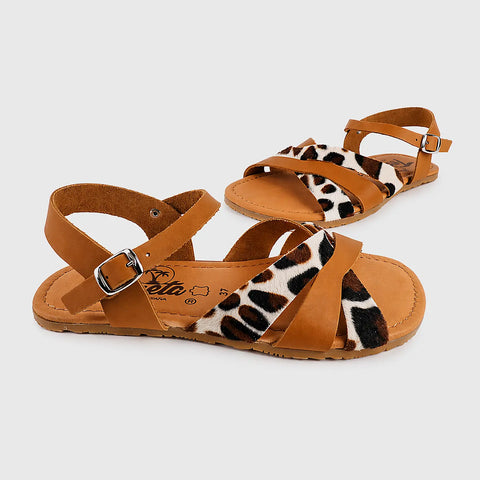 Sandalias Barefoot Mujer Terreta Jubalcoi Cuero Potro Respetuosas