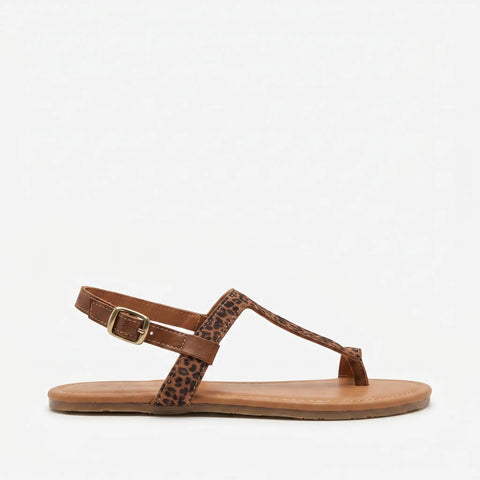 Sandalias Barefoot Mujer Terreta Vaillo Leopardo Respetuosas