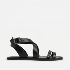 Sandalias Barefoot Mujer Vivant CAIRO Vaqueta Negro Respetuosas