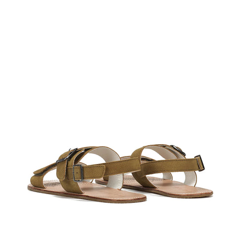 Sandalias Barefoot Hombre Waals Dune II Khaki Respetuosas