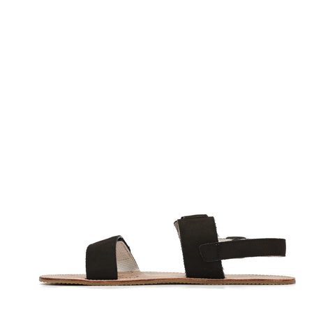 Sandalias Barefoot Hombre Waals Dune II Negro Respetuosas