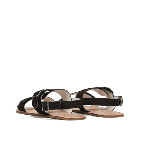 Sandalias Barefoot Hombre Waals Dune II Negro Respetuosas