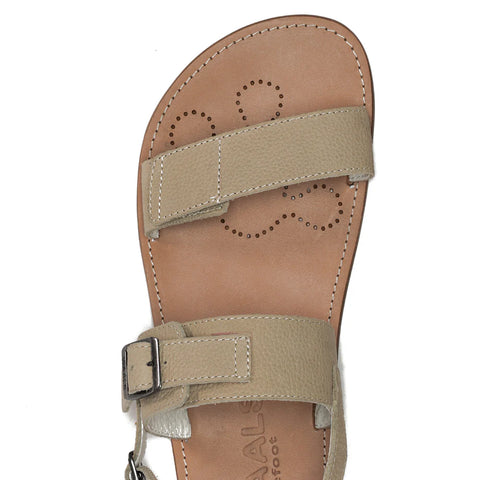 Sandalias Barefoot Mujer Waals Dune II Beige Respetuosas