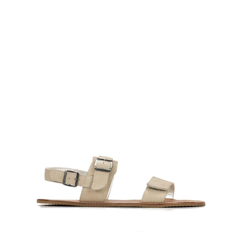 Sandalias Barefoot Mujer Waals Dune II Beige Respetuosas
