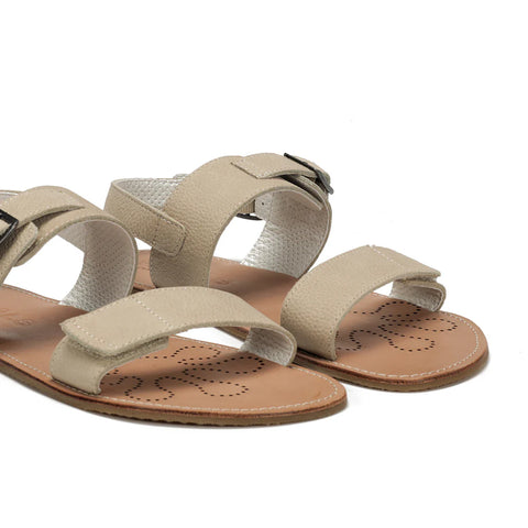 Sandalias Barefoot Mujer Waals Dune II Beige Respetuosas