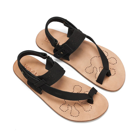 Sandalias Respetuosas Waals Masai II Woman Black - Kukinos