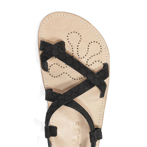 Sandalias Respetuosas Waals Natur II Woman Black