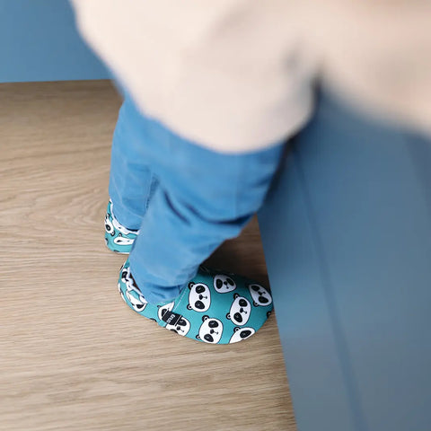 Slippers Barefoot Snugi Pandas - Kukinos