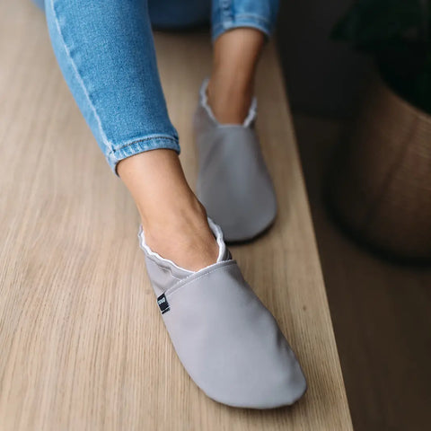 Slippers Barefoot Snugi Stone Gray Adultos