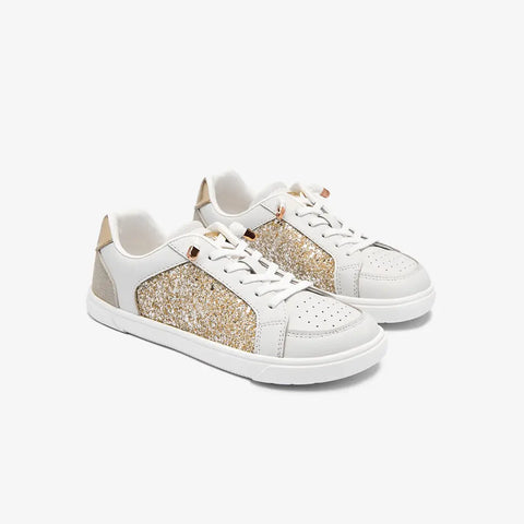 Zapatillas Barefoot B&W Goflex Gold Glitter