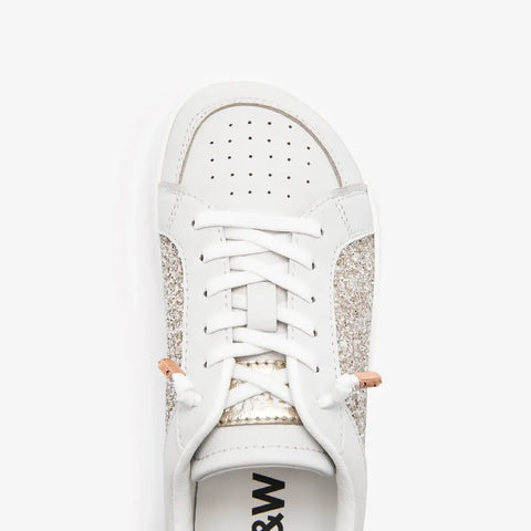 Zapatillas Barefoot B&W Goflex Gold Glitter