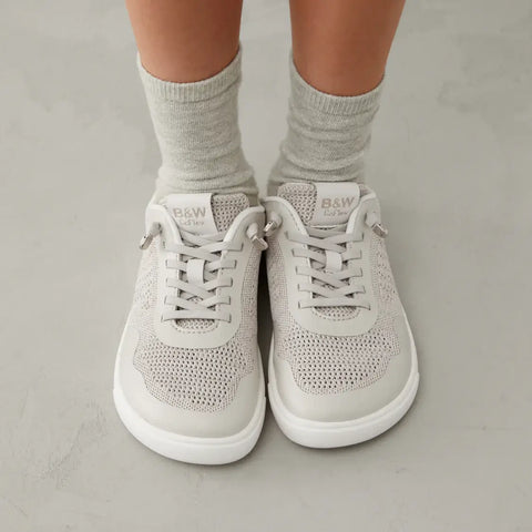 Zapatillas Barefoot B&W Goflex Malla Beige