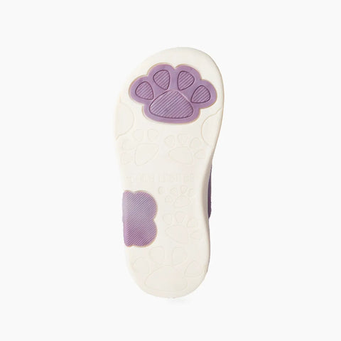 Zapatillas Barefoot Baby Lobitos Grip Morada