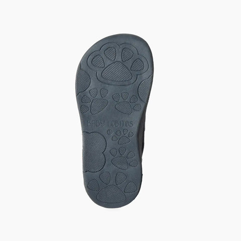 Zapatillas Barefoot Baby Lobitos Turbo Azul - Kukinos