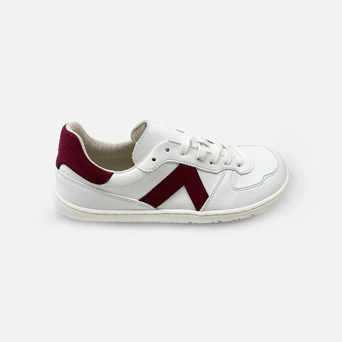 Zapatillas Barefoot Coqueflex 4389 Suede Blanco Cereza
