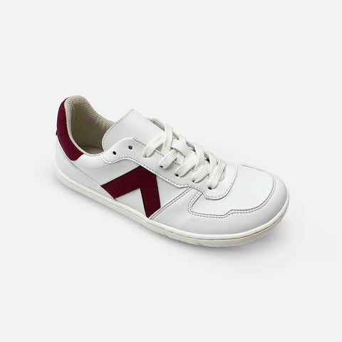 Zapatillas Barefoot Coqueflex 4389 Suede Blanco Cereza