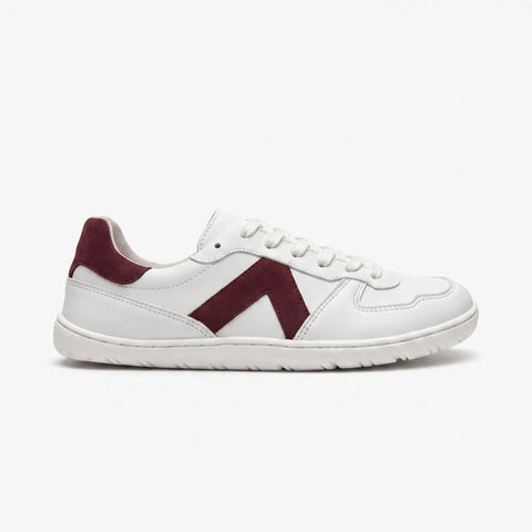 Zapatillas Barefoot Coqueflex 4389 Suede Blanco Cereza