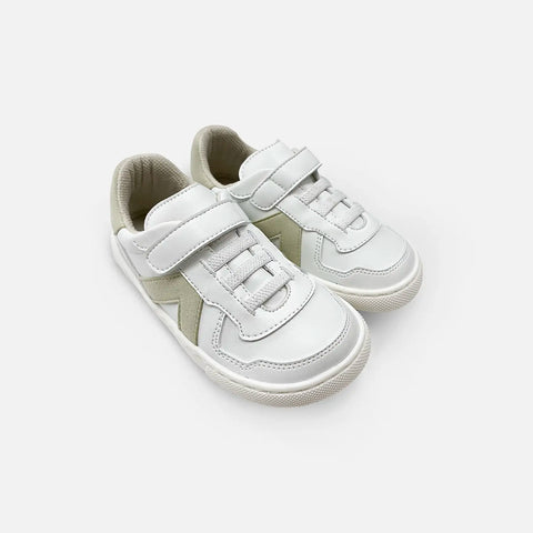Zapatillas Barefoot Coqueflex 4389 Suede Blanco Latte Infantil - Kukinos