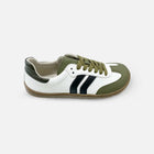 Zapatillas Barefoot Coqueflex 4415 Suede Kaki Blanco - Kukinos