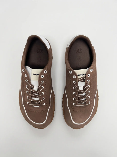 Zapatillas Barefoot Coqueflex Piel Serraje Sena Earth