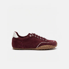 Zapatillas Barefoot Coqueflex Piel Serraje Sena Wine