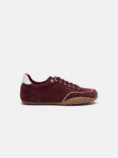 Zapatillas Barefoot Coqueflex Piel Serraje Sena Wine