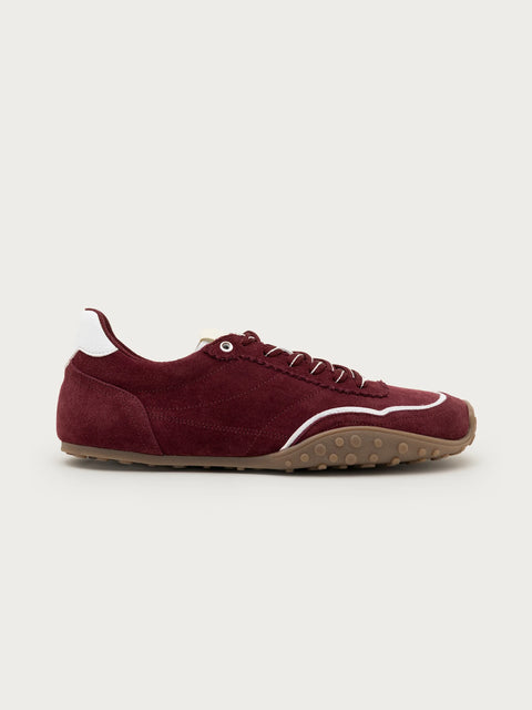Zapatillas Barefoot Coqueflex Piel Serraje Sena Wine