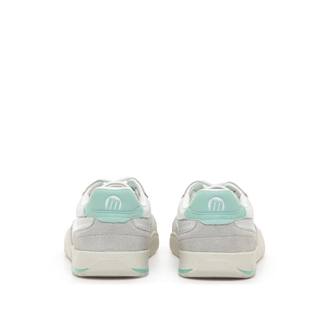 Zapatillas Barefoot Mustang 60957 Leather White Aquamarine