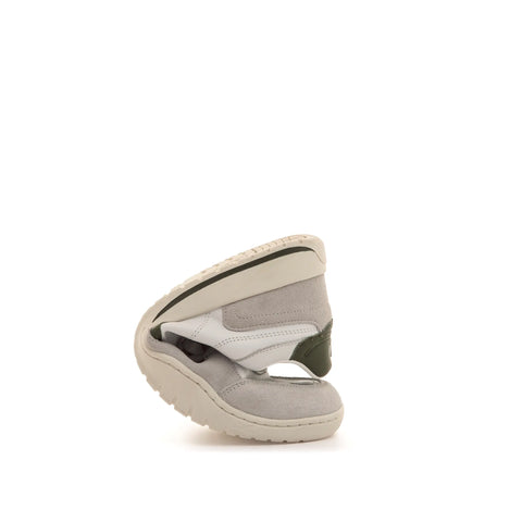 Zapatillas Barefoot Mustang 84856 Leather White Kakhy