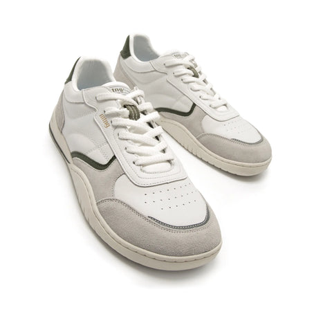 Zapatillas Barefoot Mustang 84856 Leather White Kakhy