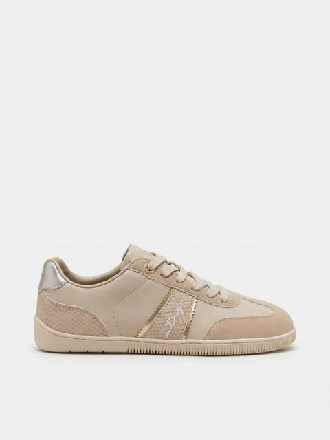 Zapatillas Barefoot Mustang 85501 Mujer Beige