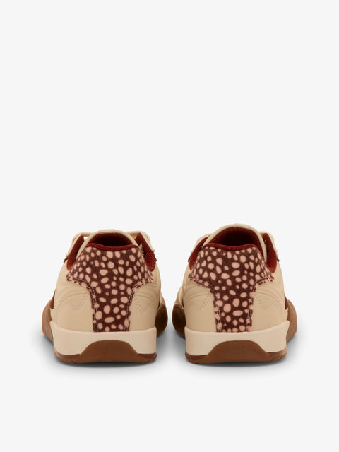 Zapatillas Barefoot Mustang Free Alask 85515 Beige Burdeos