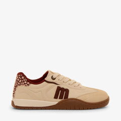 Zapatillas Barefoot Mustang Free Alask 85515 Beige Burdeos