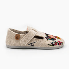 Zapatillas de Casa Barefoot Vivant x Made by Carol - Vive la vida