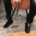 Zapatillas de Casa Oma King Lana Vinski Negras - Kukinos