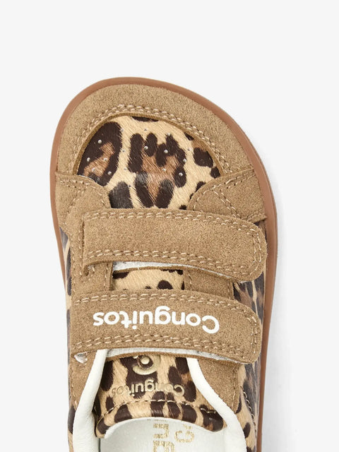 Zapatillas Respetuosas Conguitos GoFlex Glitter Leopardo