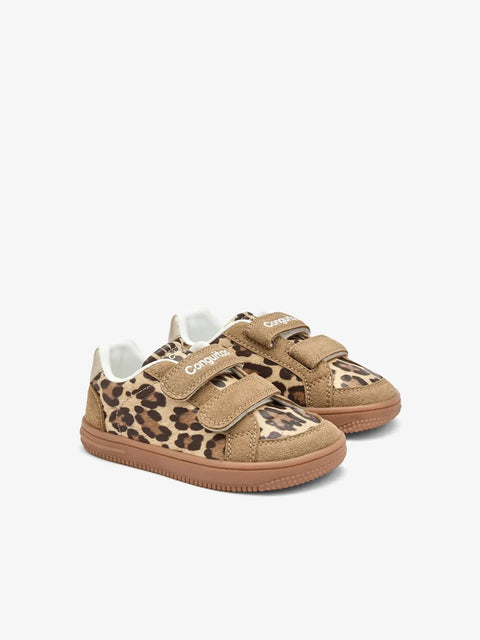 Zapatillas Respetuosas Conguitos GoFlex Glitter Leopardo
