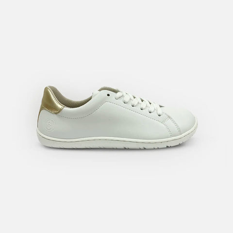 Zapatillas Respetuosas Coqueflex Combi Blanco - Oro - Kukinos