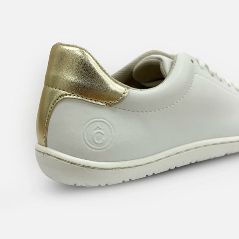 Zapatillas Respetuosas Coqueflex Combi Blanco - Oro