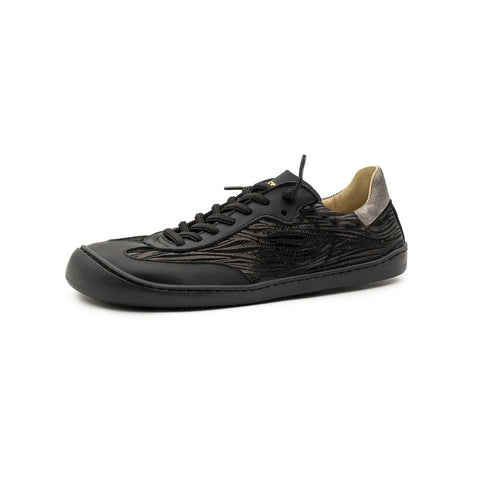 Zapatillas Respetuosas Flexi Nens 9024-X Cebra Negro Acero