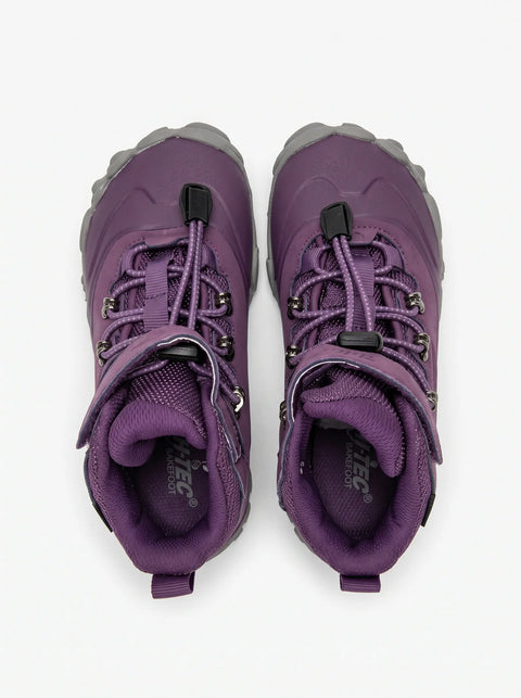 Zapatillas Waterproof Respetuosas Hi-Tec Figaro Lux Mid Junior Mauve