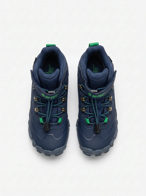 Zapatillas Waterproof Respetuosas Hi-Tec Figaro Lux Mid Junior Navy